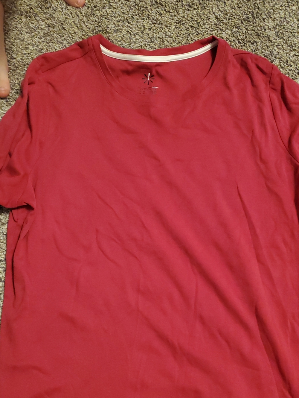 Women's Crew Neck T-Shirt in Berry Red